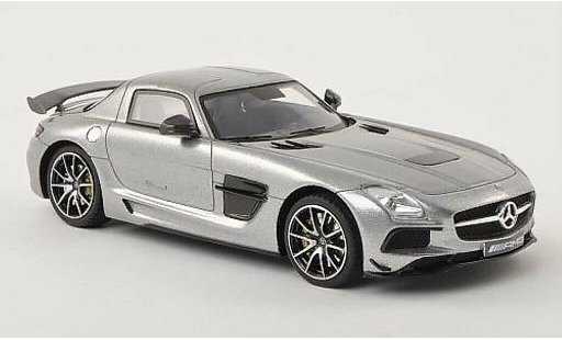 Mercedes SLS Black Series 1/43 Minichamps AMG (C197) grau 2013 modellautos