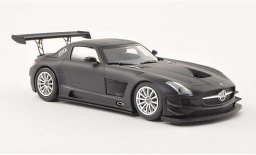 Mercedes SLS GT3 1/43 Minichamps AMG matt-schwarz Plain Body Version 2011 modellautos