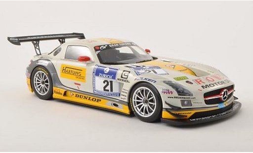 Mercedes SLS GT3 1/18 Minichamps AMG No.21 Rowe Racing 24h Nurburgring 2013 /Hohenadel modellautos