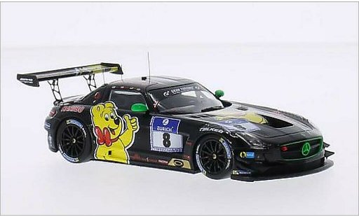 Mercedes SLS GT3 1/43 Minichamps AMG No.8 Team Haribo Racing Haribo 24h Nurburgring 2015 /M.Gotz modellautos