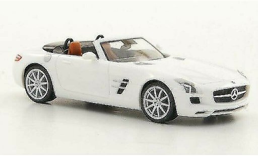 Mercedes SLS Roadster 1/87 Herpa AMG (R197) weiss 2011 modellautos