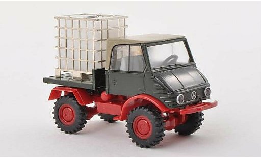 Mercedes Unimog 406-425 1/87 Brekina 421 gr&Atilde;&frac14;n mit Wassertank modellautos