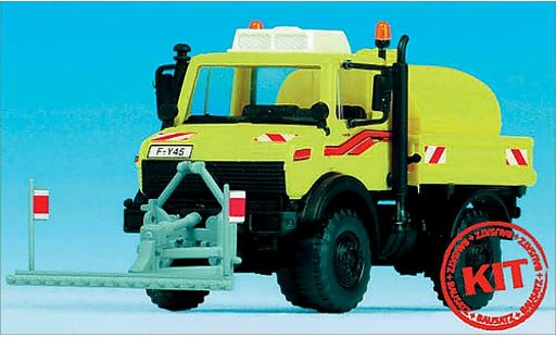 Mercedes Unimog Base 1/87 Kibri gelb modellautos