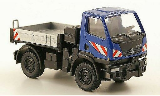Mercedes Unimog Base 1/87 Wiking U20 Pritsche blau modellautos