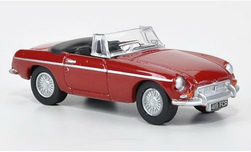 MG B Base 1/76 Oxford rot offen 1970 modellautos