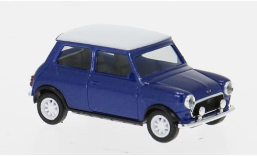 Mini Cooper 1/87 Herpa blau/weiss 1:87 modellautos