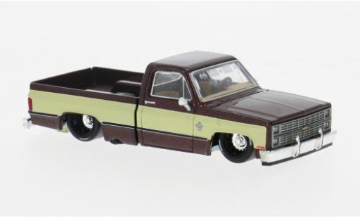 Modellautos Chevrolet Silverado 1/64 Mini GT Vintage Spec V1 braun/beige 1:64 Chevrolet Silverado 1/64 Mini GT Vintage Spec V1 braun/beige 1:64 modellautos