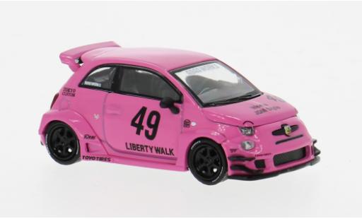 Modellautos Fiat 595 1/64 Mini GT Abarth LB-Works pink 2024 1:64 Fiat 595 1/64 Mini GT Abarth LB-Works pink 2024 1:64 modellautos
