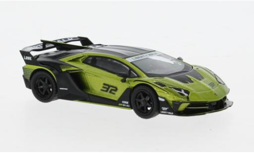 Modellautos Lamborghini Aventador 1/64 Mini GT GT EVO LB-Silhouette Works grün 1:64 Lamborghini Aventador 1/64 Mini GT GT EVO LB-Silhouette Works grün 1:64 modellautos