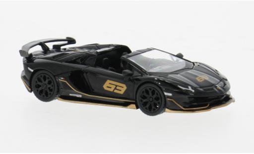 Modellautos Lamborghini Aventador 1/64 Mini GT SVJ Roadster schwarz/braun 1:64 Lamborghini Aventador 1/64 Mini GT SVJ Roadster schwarz/braun 1:64 modellautos