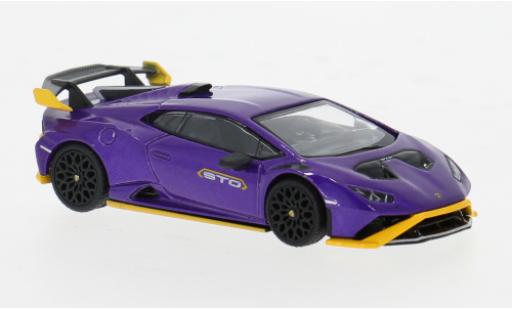 Modellautos Lamborghini Huracan 1/64 Mini GT STO lila/gelb 1:64 Lamborghini Huracan 1/64 Mini GT STO lila/gelb 1:64 modellautos