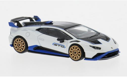 Modellautos Lamborghini Huracan 1/64 Mini GT STO weiss/blau 1:64 Lamborghini Huracan 1/64 Mini GT STO weiss/blau 1:64 modellautos