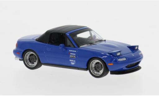 Mazda MX 1/64 Mini GT -5 blau/schwarz 1990 1:64 modellautos