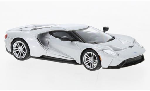 Ford GT 1/64 Mini GT silber modellautos
