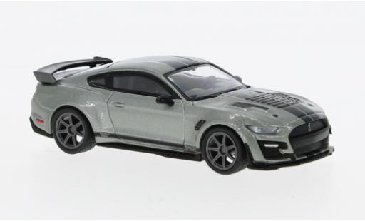 Shelby GT 500 1/64 Mini GT Ford Mustang SE Widebody metallise gris modellautos