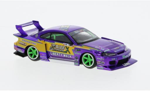 Modellautos Nissan Silvia 1/64 Mini GT S15 LB-Super Silhouette RHD Formula Drift 2022 Nissan Silvia 1/64 Mini GT S15 LB-Super Silhouette RHD Formula Drift 2022 modellautos