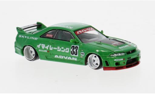 Modellautos Nissan Skyline 1/64 Mini GT GT-R (R33) grün 1995 1:64 Nissan Skyline 1/64 Mini GT GT-R (R33) grün 1995 1:64 modellautos