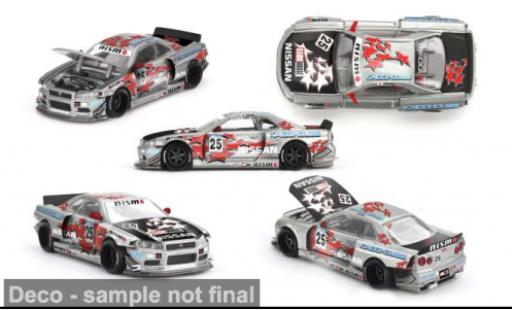 Modellautos Nissan Skyline 1/64 Mini GT GT-R (R34) 1999 Kaido Star Racing 1:64 Nissan Skyline 1/64 Mini GT GT-R (R34) 1999 Kaido Star Racing 1:64 modellautos