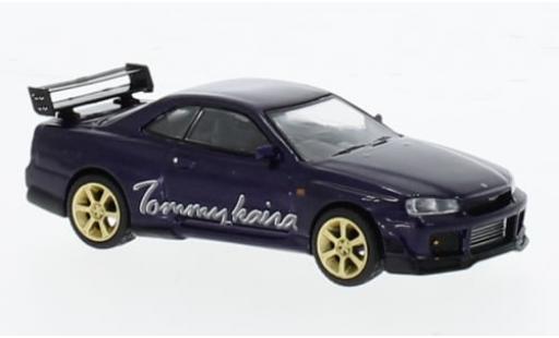 Modellautos Nissan Skyline 1/64 Mini GT GT-R (R34) Tommykaira R-z metallise violett RHD 1:64 Nissan Skyline 1/64 Mini GT GT-R (R34) Tommykaira R-z metallise violett RHD 1:64 modellautos