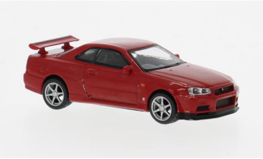 Modellautos Nissan Skyline 1/64 Mini GT GT-R (R34) V-Spec rot 1999 1:64 Nissan Skyline 1/64 Mini GT GT-R (R34) V-Spec rot 1999 1:64 modellautos