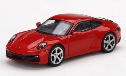 Porsche 992 4S 1/64 Mini GT 911 () Carrera 4S rot modellautos