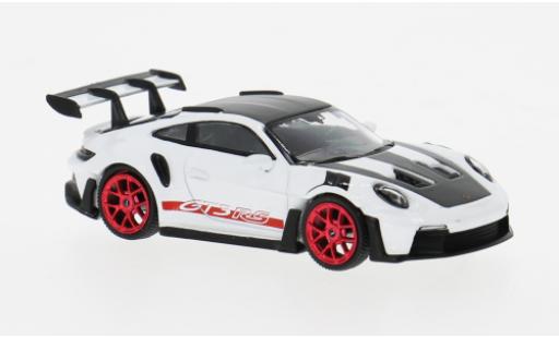Porsche 992 GT3 R 1/64 Mini GT 911  S weiss/rot 1:64 modellautos