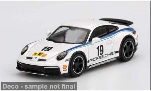 Porsche 992 1/64 Mini GT 911  weiss/Dekor 2024 1:64 modellautos