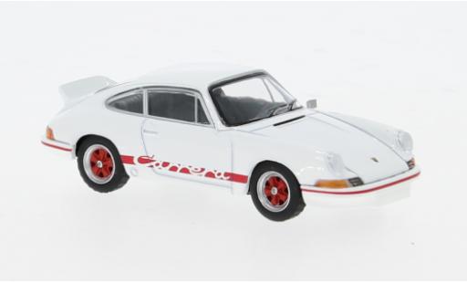 Porsche 911 1/64 Mini GT Carrera 2.7 RS weiss/Dekor 1:64 modellautos