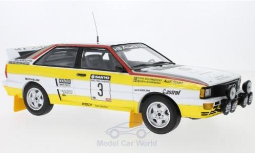 Modellautos Audi Quattro 1/18 Minichamps quattro A2 No.3 Sport Rallye Neuseeland 1984 S.Blomqvist/B.Cederberg Audi Quattro 1/18 Minichamps quattro A2 No.3 Sport Rallye Neuseeland 1984 S.Blomqvist/B.Cederberg modellautos