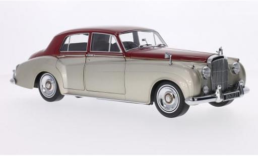 Bentley S2 1/18 Minichamps mettalic beige/rot RHD 1960 modellautos
