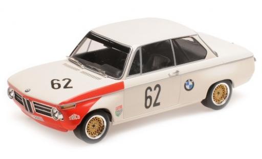 Bmw 2002 1/18 Minichamps tiK No.62 AG Guards International Trophy Brands Hatch 1969 A.Hahne/D.Quester modellautos