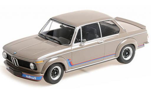 Bmw 2002 1/18 Minichamps Turbo beige/Dekor 1972 modellautos