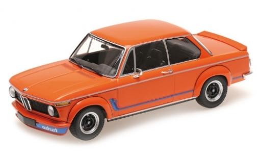Bmw 2002 1/18 Minichamps Turbo orange/Dekor 1973 modellautos
