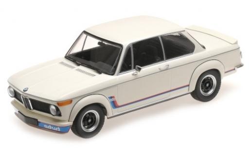Bmw 2002 1/18 Minichamps Turbo weiss/Dekor 1973 modellautos