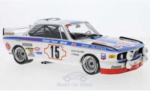 Modellautos Bmw 3.0 S 1/18 Minichamps CSL No.15 Alpina 24h Spa 1973 A.Peltier/H.Menzel Bmw 3.0 S 1/18 Minichamps CSL No.15 Alpina 24h Spa 1973 A.Peltier/H.Menzel modellautos