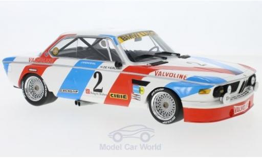 Bmw 3.0 S 1/18 Minichamps CSL No.2 Luigi Racing 24h Spa 1975 H.de Fierlant/J.Xhenceval modellautos