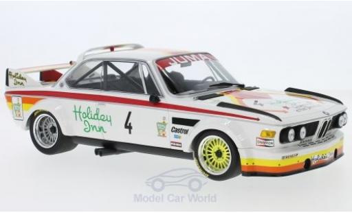 Bmw 3.0 S 1/18 Minichamps CSL No.4 Juma Tuning Holiday Inn GP Nürburgring 1976 A.Corbisier/E.Joosen/R.Berndtson modellautos