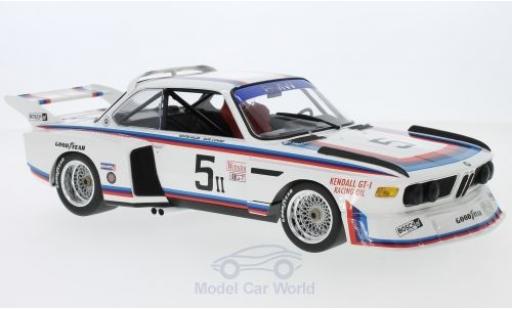 Bmw 3.5 1/18 Minichamps CSL No.5 6h Watkins Glen 1979 G.Miller/D.Cowart modellautos