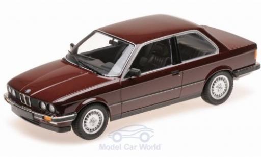 Bmw 323 1/18 Minichamps i (E30) mettalic rot 1982 modellautos