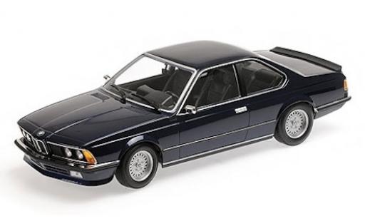 Bmw 635 CSI 1/18 Minichamps 635 CSi (E24) mettalic blau 1982 modellautos