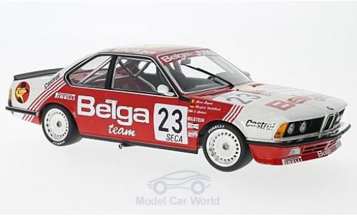 Bmw 635 CSI 1/18 Minichamps 635 CSi (E24) No.23 Belga 24h Spa 1985 M.Winkelhock/J.Gartner/H.Regout ohne Vitrine modellautos