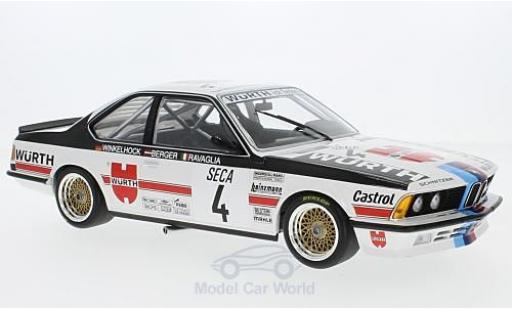 Bmw 635 CSI 1/18 Minichamps 635 CSi (E24) No.4 Italia Würth 24h Spa 1984 R.Ravaglia/G.Berger/M.Winkelhock modellautos