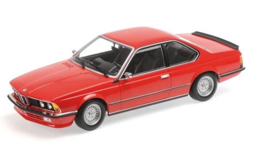 Bmw 635 CSI 1/18 Minichamps rot 1982 modellautos