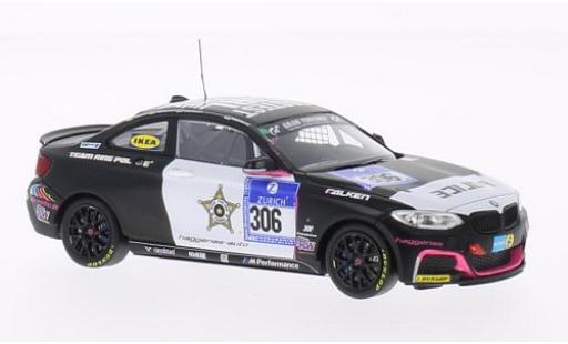 Bmw M235 1/43 Minichamps M 235i Racing No.306 Team Ring Police 24h Nürburgring 2014 A.Carlsson/J.Carlsson/Mühlenz/Slooten modellautos