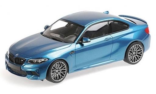 Bmw M2 1/18 Minichamps Competition mettalic blau 2019 modellautos
