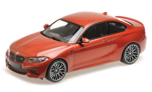Bmw M2 1/18 Minichamps Competition mettalic orange 2019 modellautos