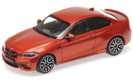 Bmw M2 1/43 Minichamps Competition mettalic orange 2019 modellautos