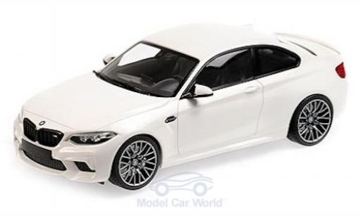 Bmw M2 1/18 Minichamps Competition weiss 2019 modellautos