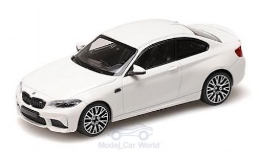 Bmw M2 1/43 Minichamps Competition weiss 2019 modellautos