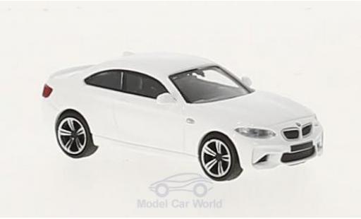 Bmw M2 1/87 Minichamps weiss 2016 modellautos